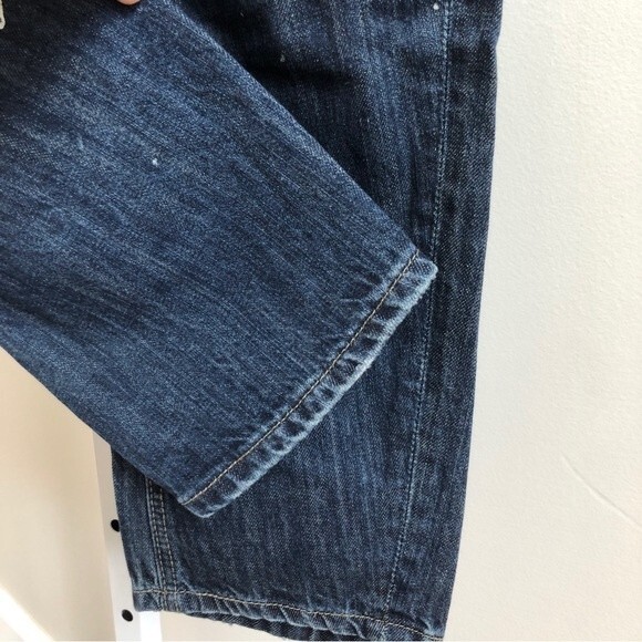 One Teaspoon Mens Jeans 32 R RELAXED TAPERED COWBOY MR GOLDS Revolve Artsy Dark - Picture 3 of 16